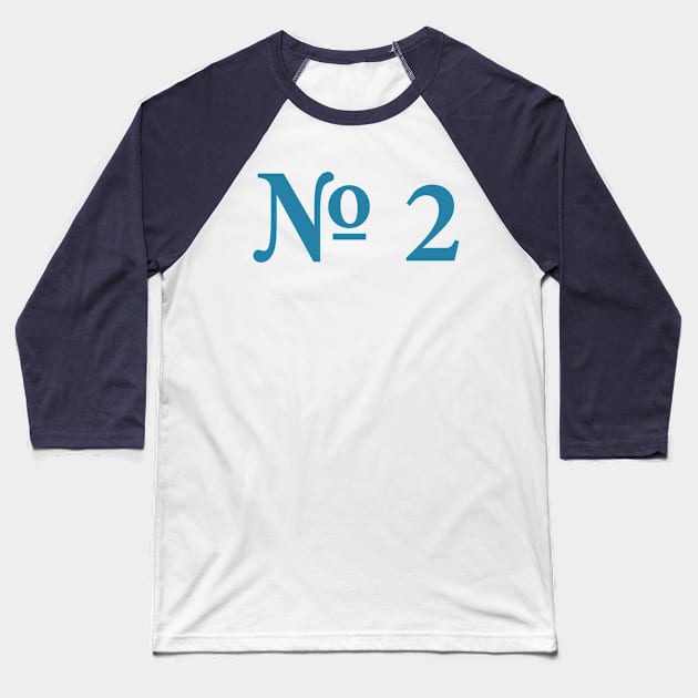 number 2 Baseball T-Shirt by Kalle